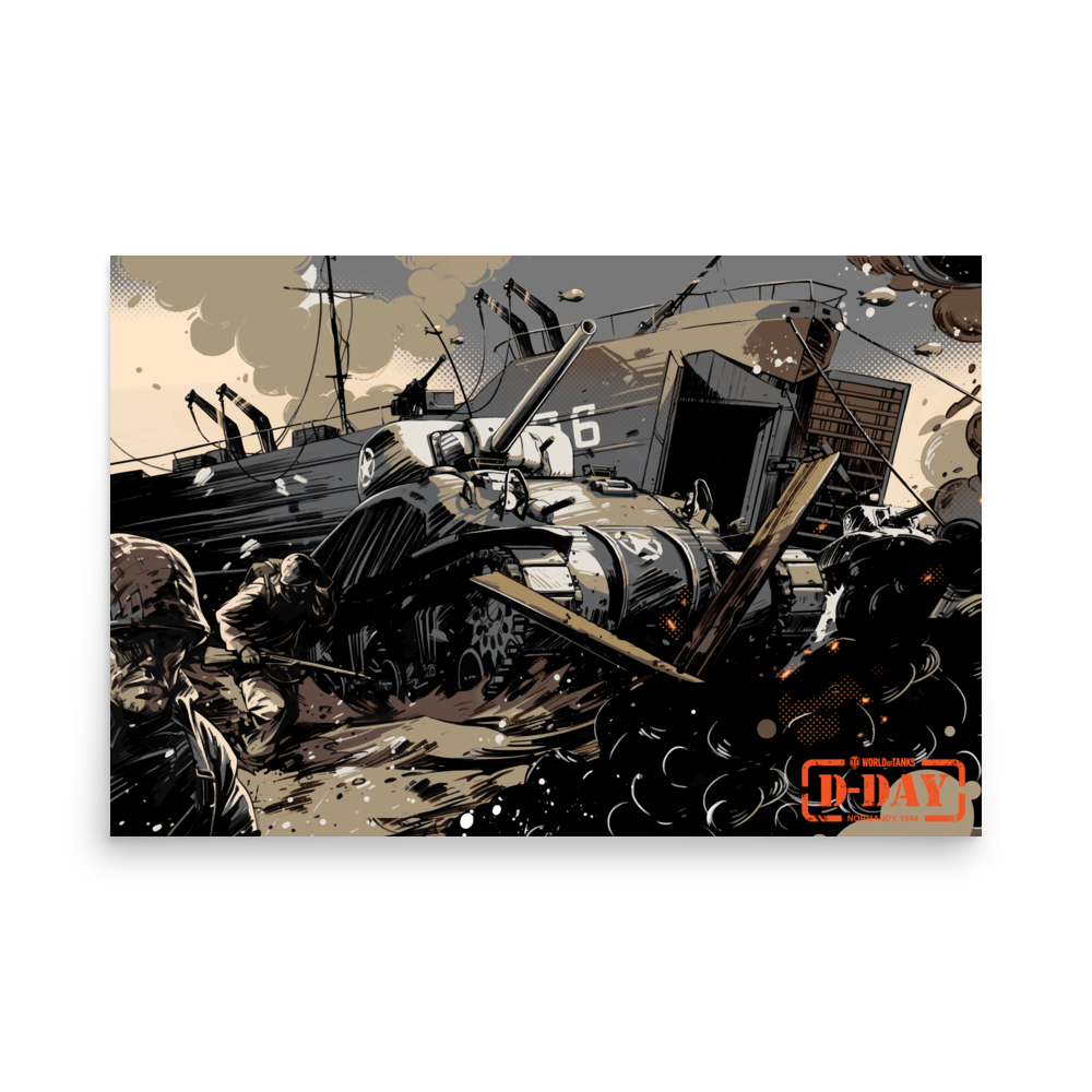 WoT D-Day 2024 Fury Storm Poster