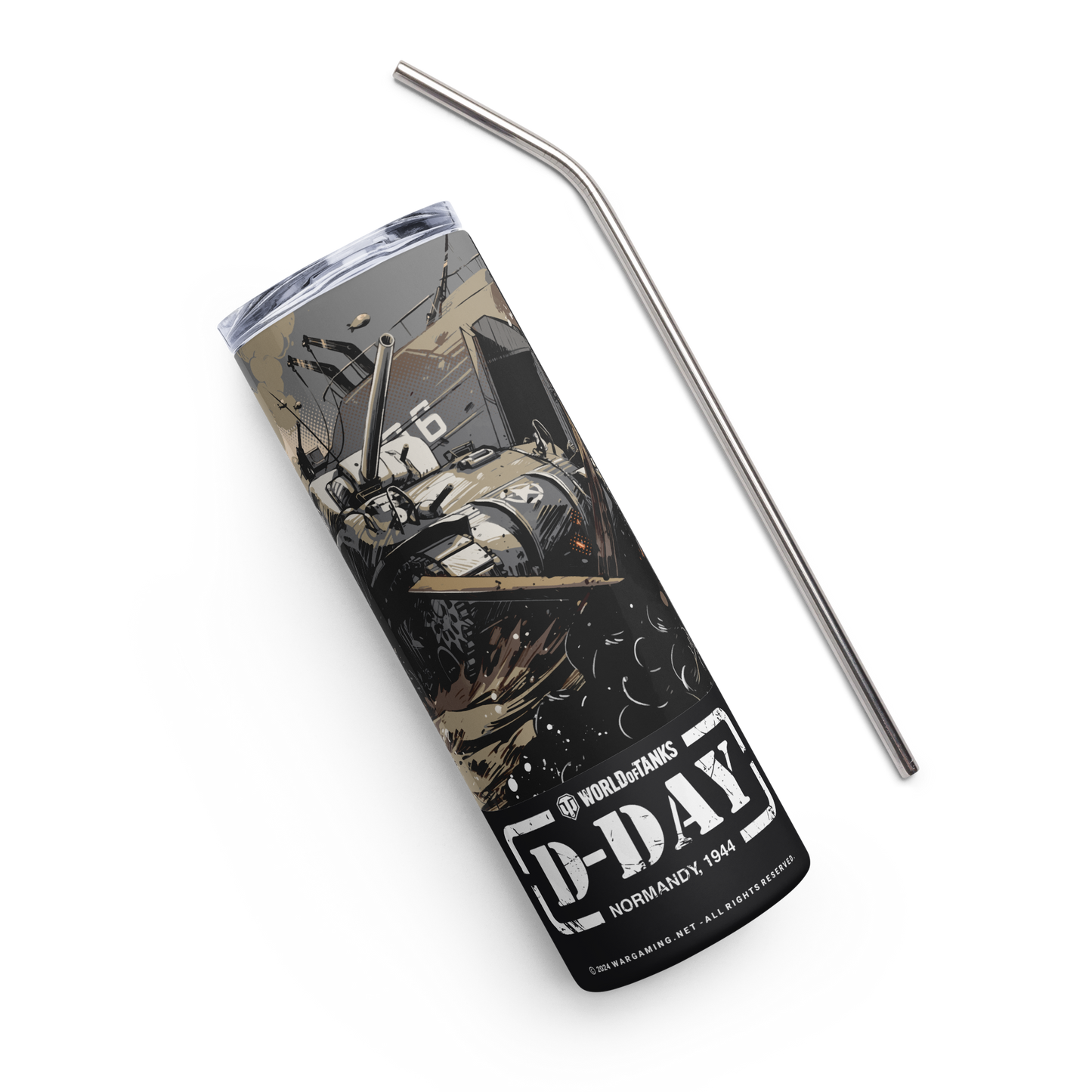 WoT D-Day Stainless Tumbler