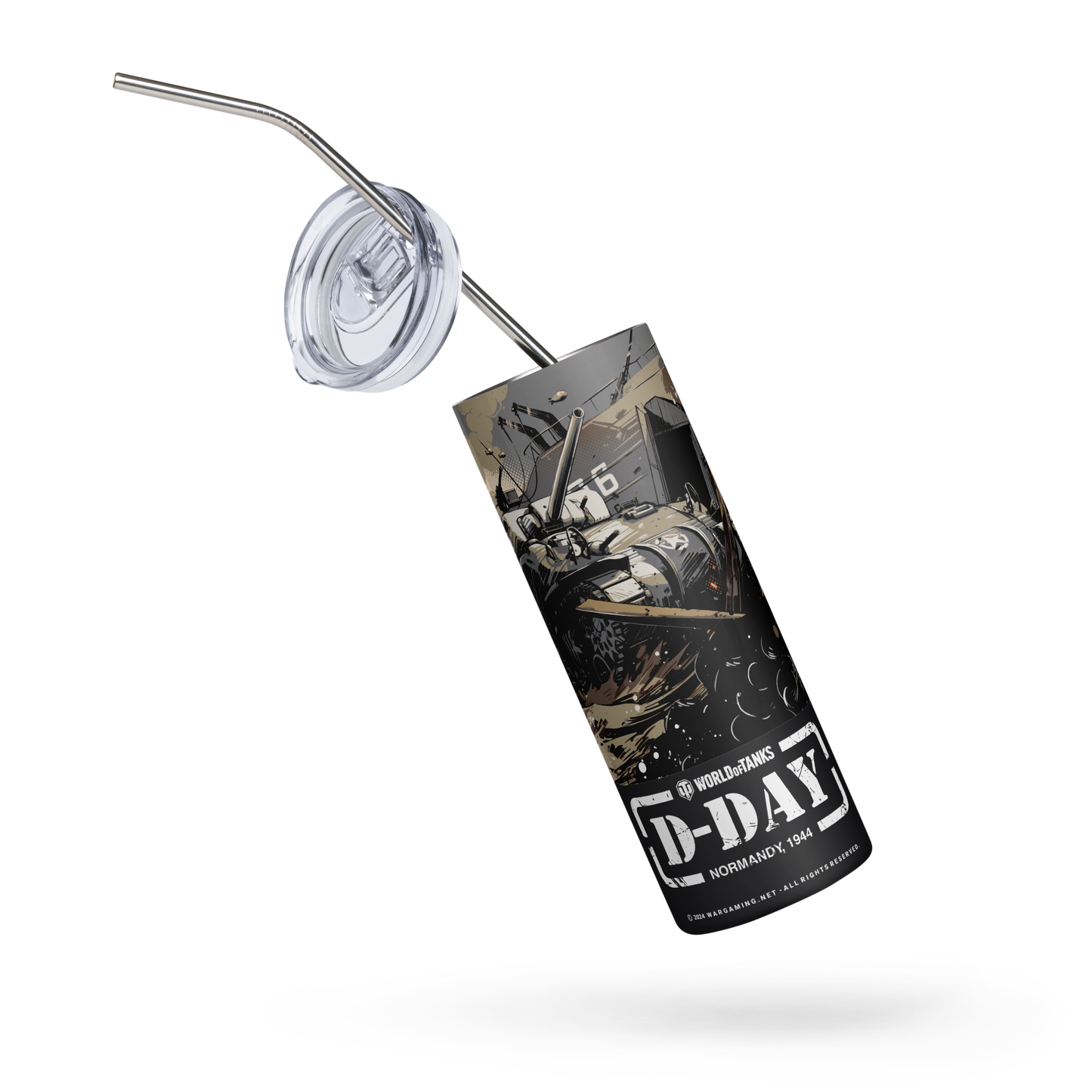 WoT D-Day Stainless Tumbler