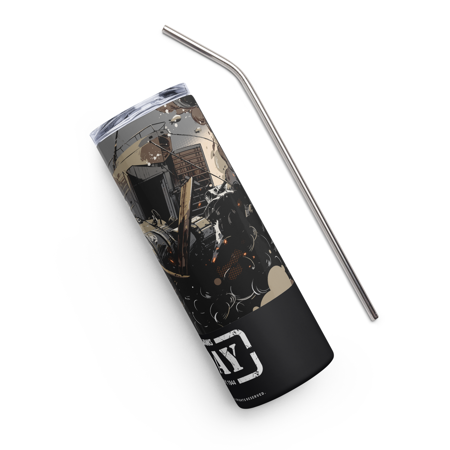 WoT D-Day Stainless Tumbler