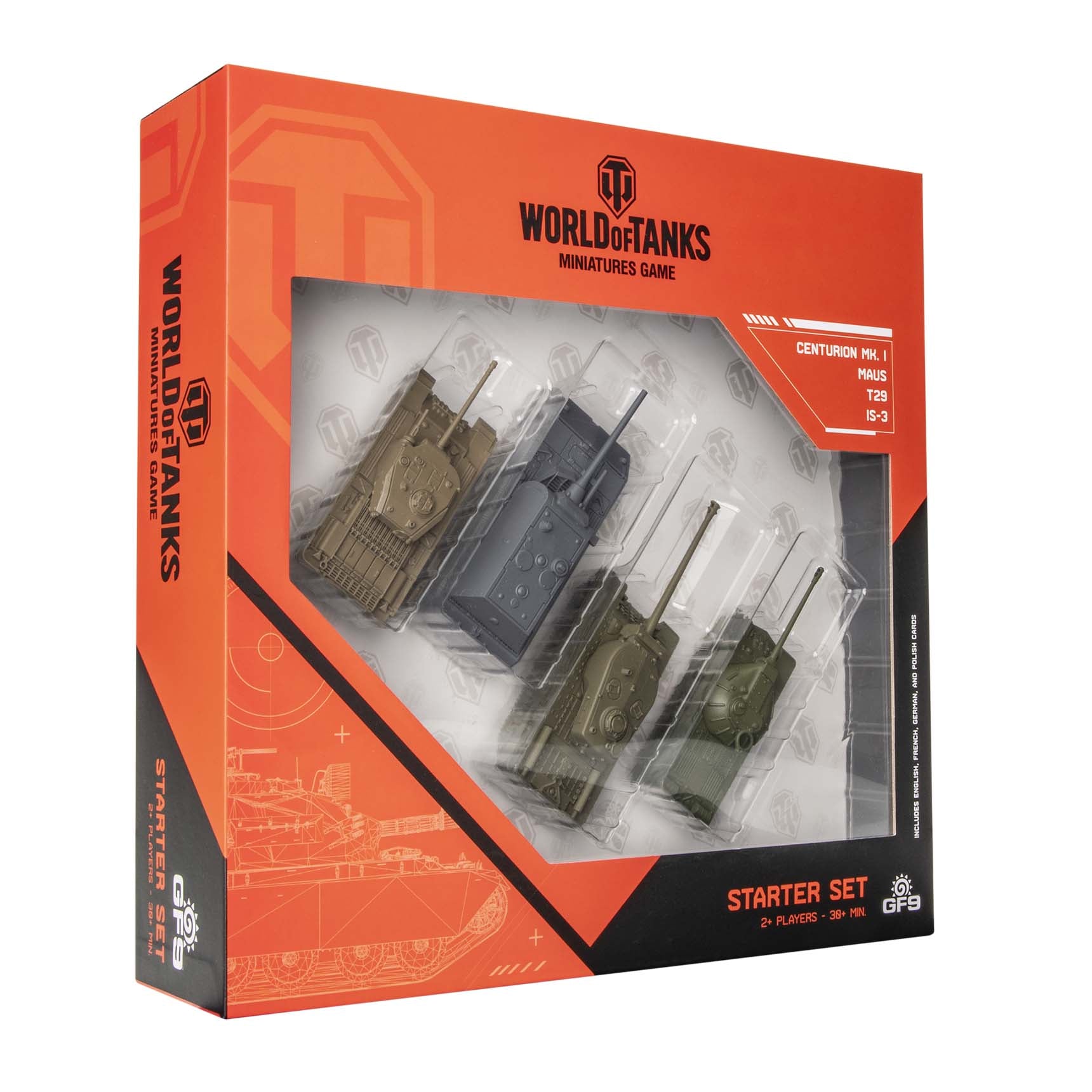 World of Tanks Battlefront 2024 Starter Set (Maus, T29, IS3, Centurio