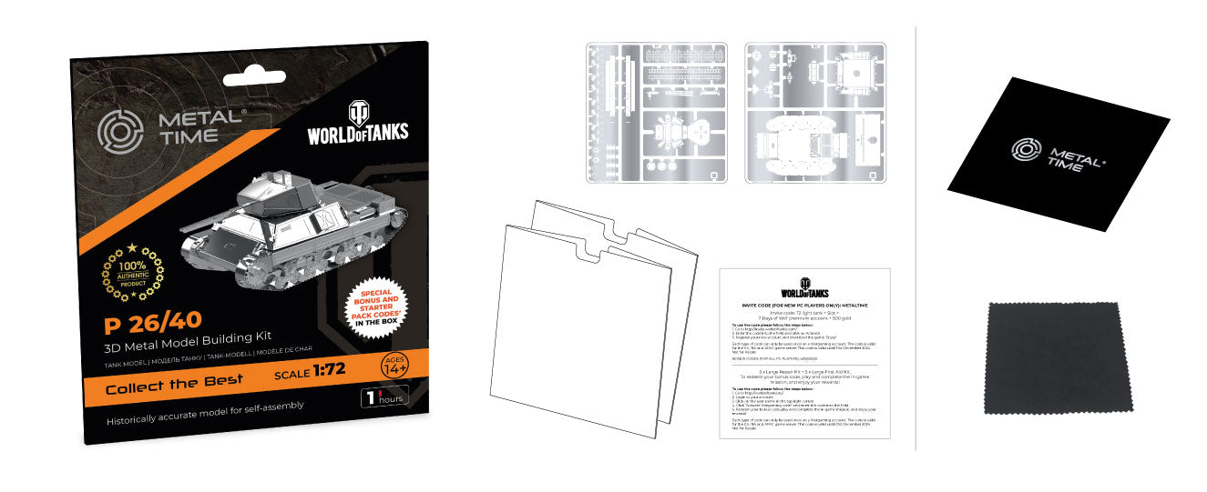 Metal Time - P 26/40 Model Silver