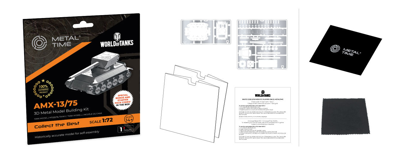 Metal Time - AMX-13/75 Model Silver