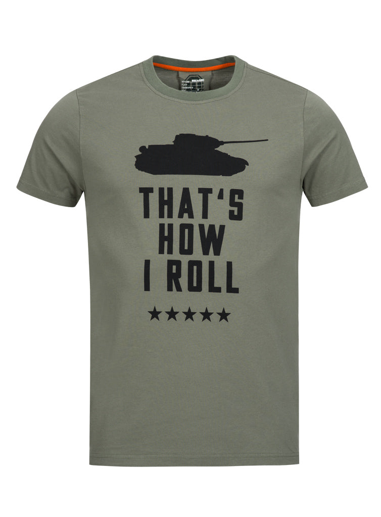 World of Tanks That's How I Roll Olive T-shirt