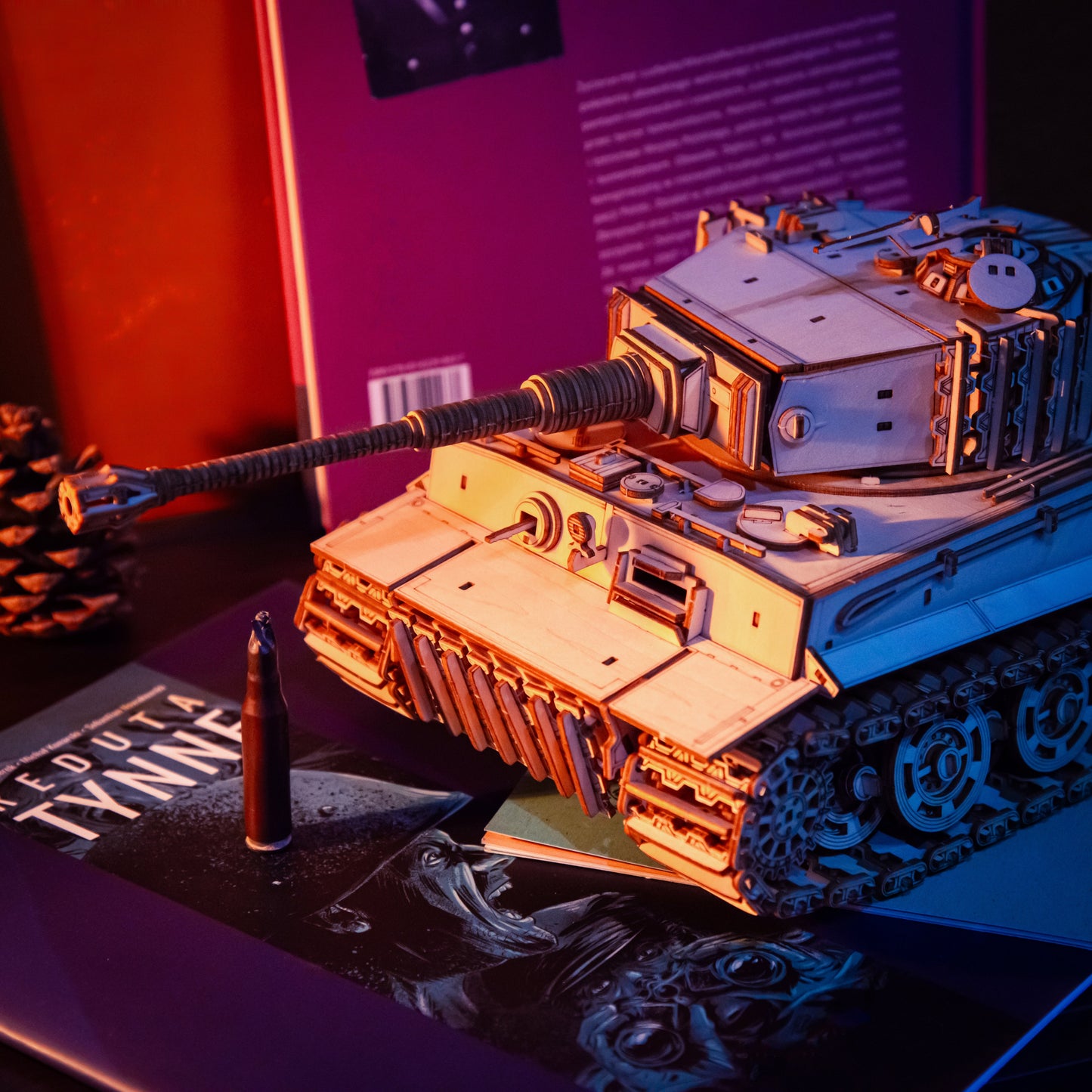 WoT Nice Idea Tiger M1 - 3D Puzzle | 1:24 - 1417pcs
