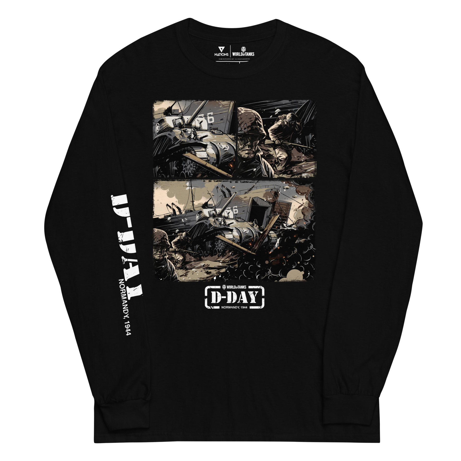WoT D-Day Fury Storm Long Sleeve T-Shirt – World of Tanks US