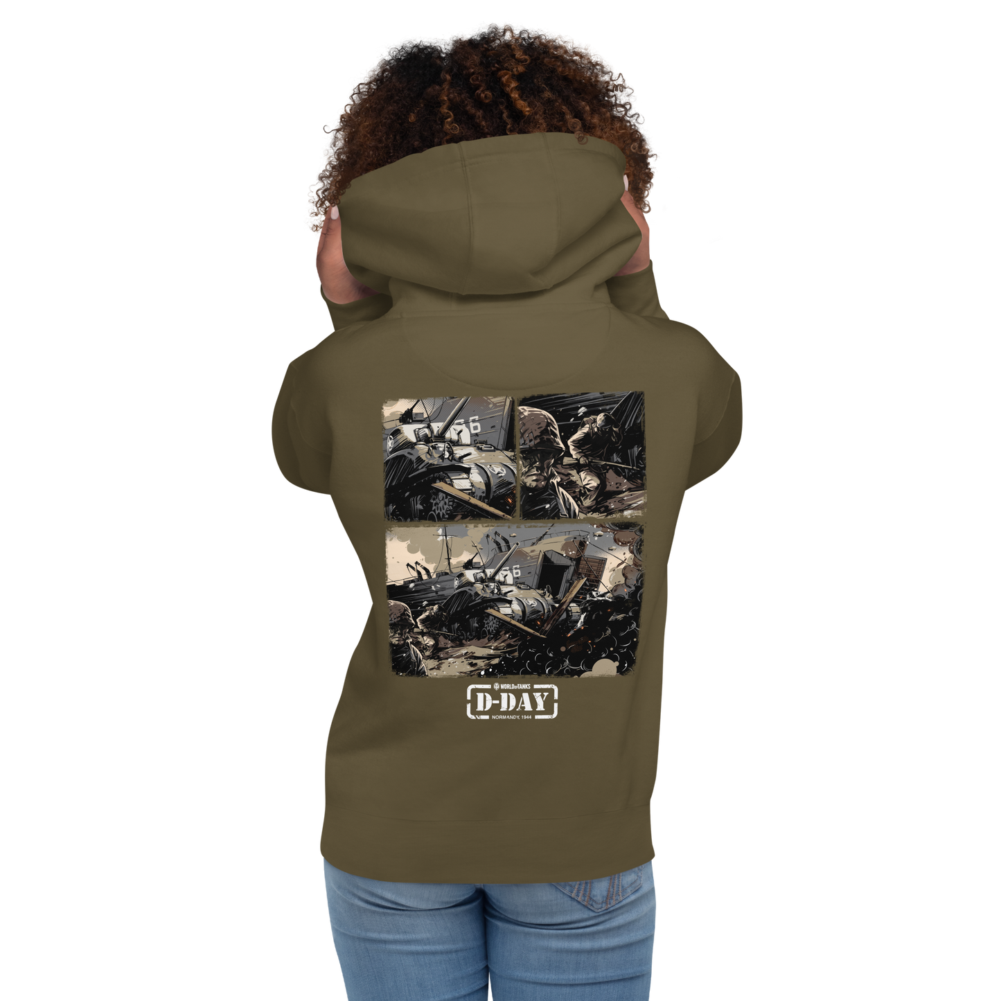 WoT D-Day 2024 Fury Storm Hoodie [ Military Green ]