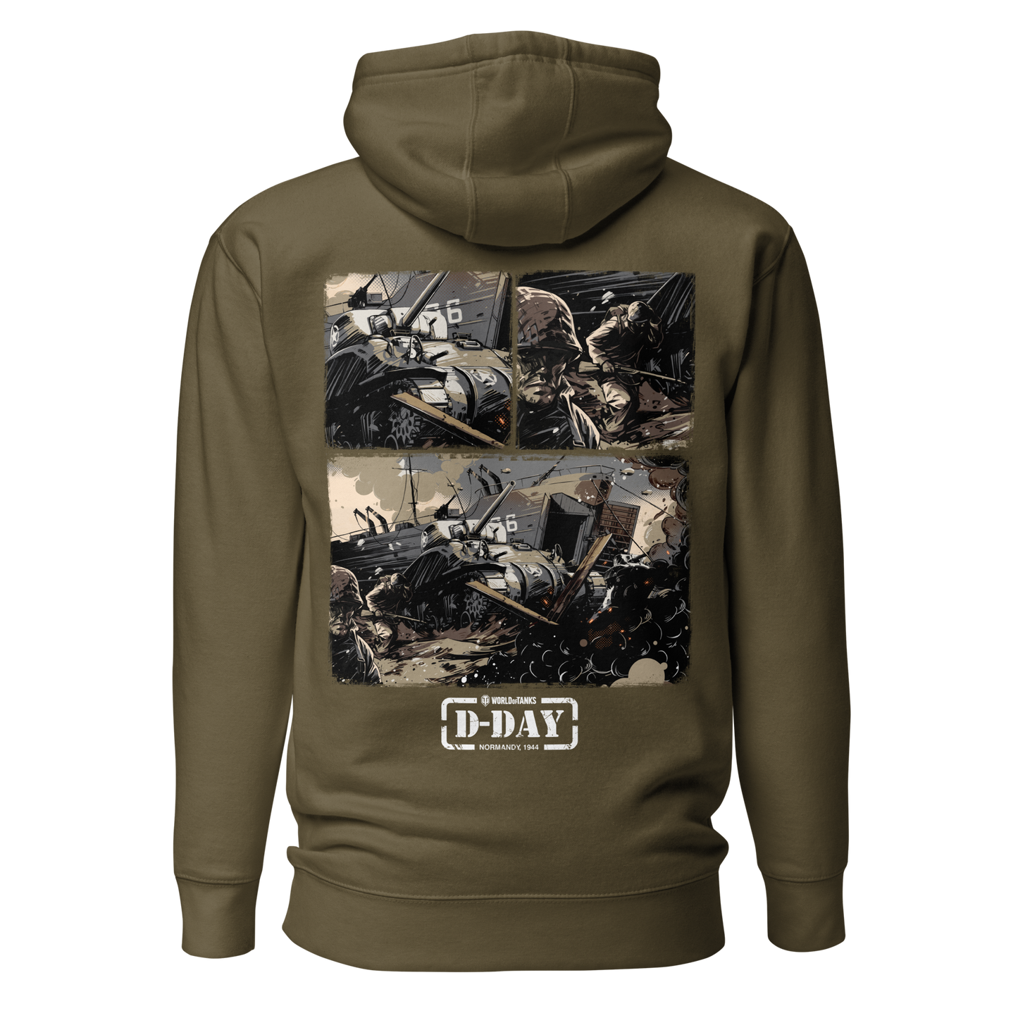 WoT D-Day 2024 Fury Storm Hoodie [ Military Green ]